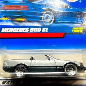 1998 Mercedes 500 SL Hotwheels Mattel - Silver